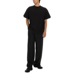 DOUBLE LAYER COTTON T-SHIRT