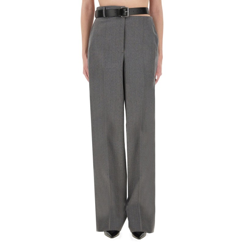FLANNEL PANTS WITH BELT