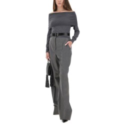 FLANNEL PANTS WITH BELT