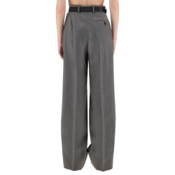 FLANNEL PANTS WITH BELT