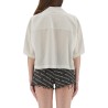 STRIPED SHIRT WITH EMBROIDERED LOGO
