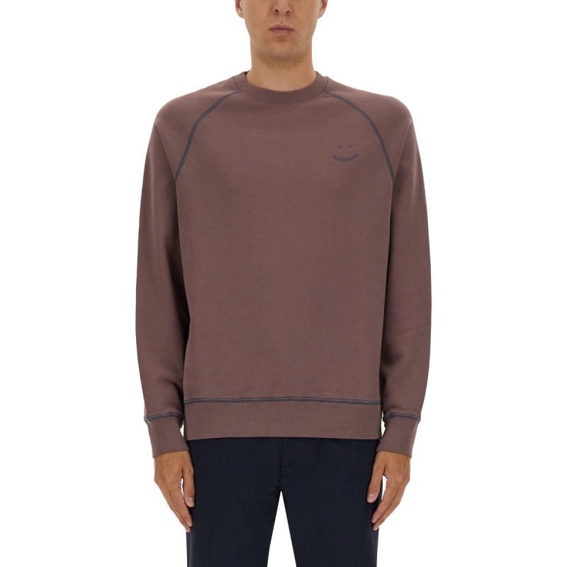 SWEATSHIRT WITH EMBROIDERY PS HAPPY