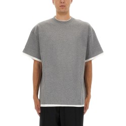 DOUBLE LAYER COTTON T-SHIRT