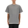 DOUBLE LAYER COTTON T-SHIRT