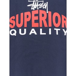 Cotton blend hooded sweatshirt