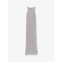 Nelson viscose and metallised fibre long dress