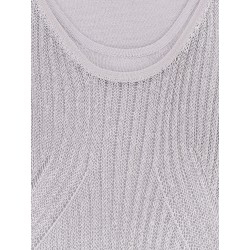 Nelson viscose and metallised fibre long dress