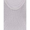 Nelson viscose and metallised fibre long dress