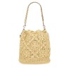 BUCKET BAG WITH MONOGRAM T