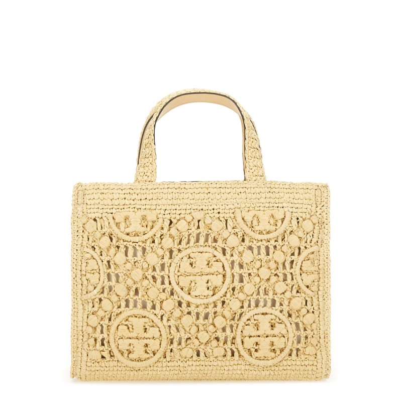 T MONOGRAM SHOPPING BAG