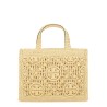 T MONOGRAM SHOPPING BAG