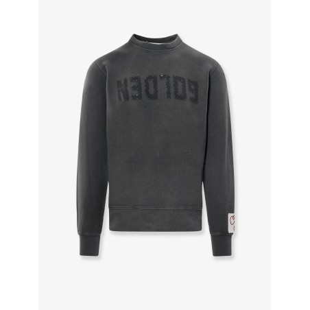 Regular Distressed cotton sweatshirt