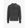 Regular Distressed cotton sweatshirt