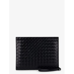 Avenue leather document case with Intrecciato motif