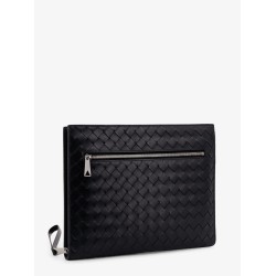 Avenue leather document case with Intrecciato motif