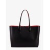 Cabata leather shoulder bag with studs