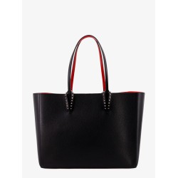 Cabata leather shoulder bag with studs