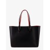 Cabata leather shoulder bag with studs