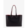 Cabata leather shoulder bag with studs