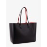 Cabata leather shoulder bag with studs