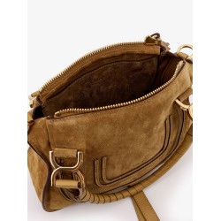 Marcie Small suede shoulder bag