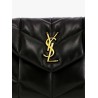 Loulou puffer leather shoulder bag with metal monogram