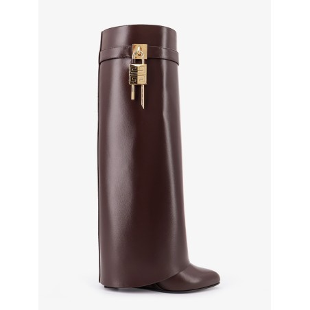 Shark Lock leather boots