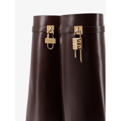 Shark Lock leather boots