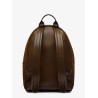 Leather and suede backpack