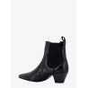 Leather boots with phyton print