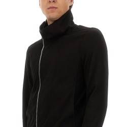 ASYMMETRICAL ZIPPER SWEATSHIRT