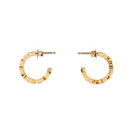 LOGO HOOP EARRINGS