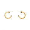 LOGO HOOP EARRINGS