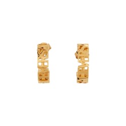 LOGO HOOP EARRINGS