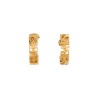 LOGO HOOP EARRINGS