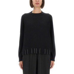 WOOL, SILK AND CASHMERE SWEATER