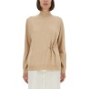 WOOL, SILK AND CASHMERE SWEATER