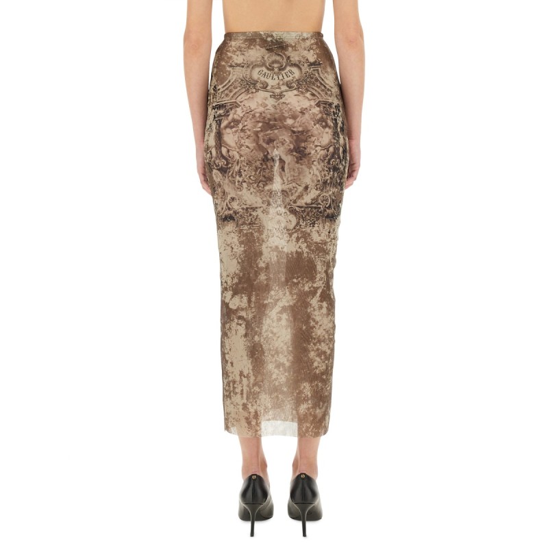 LONG "MÉDAILLON" SKIRT