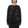 SWEATSHIRT WITH "FLORAL" EMBROIDERY