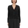 CASHMERE AND SILK CARDIGAN