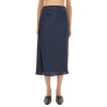 DRAPED MIDI SKIRT