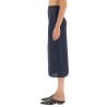 DRAPED MIDI SKIRT