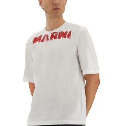 COTTON T-SHIRT WITH MAXI PRINT