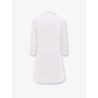 Cotton short dress with Horsebit detail