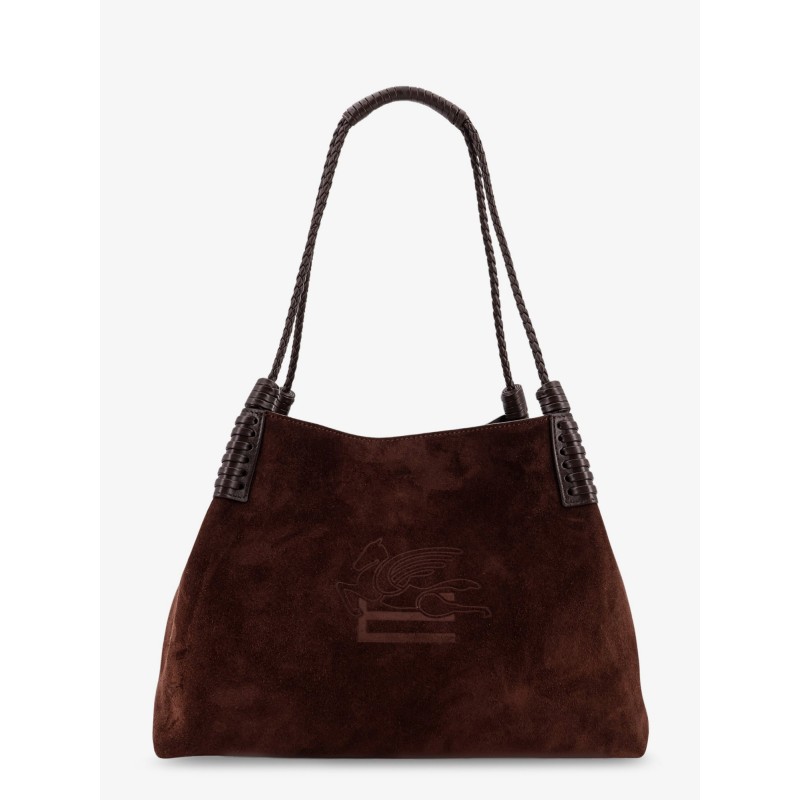 Libra S Arnica suede shopping bag