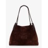 Libra S Arnica suede shopping bag