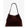 Libra S Arnica suede shopping bag