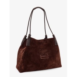 Libra S Arnica suede shopping bag