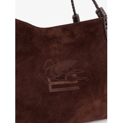 Libra S Arnica suede shopping bag