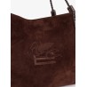 Libra S Arnica suede shopping bag